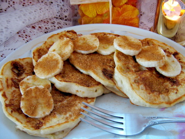 Sour Cream Banana Pancakes Recipe