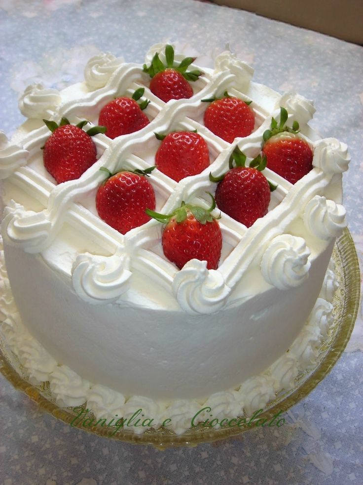 Strawberry Cake Decorations