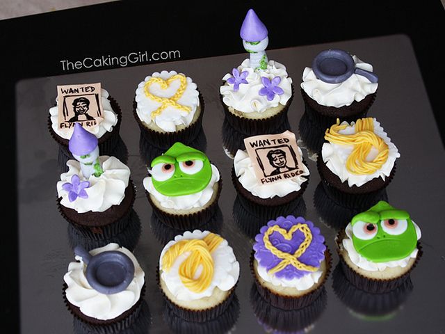 Tangled Cupcakes