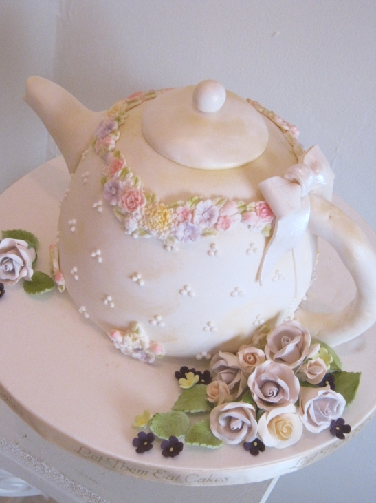 Tea Party Bridal Shower Cake