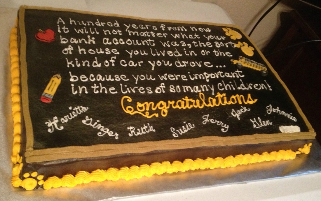 Teacher Retirement Cake