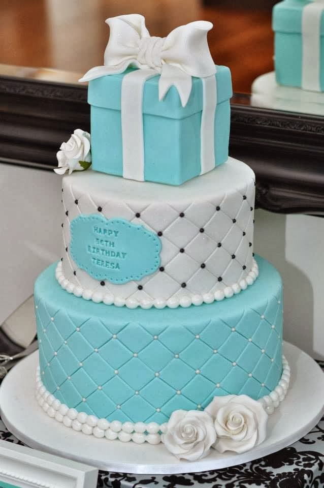 Tiffany and Company Birthday Cake