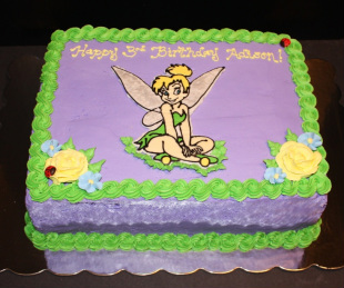 Tinkerbell Birthday Cake