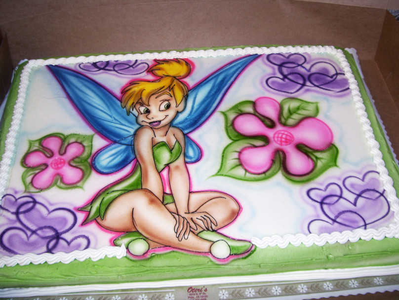 Tinkerbell Sheet Cake