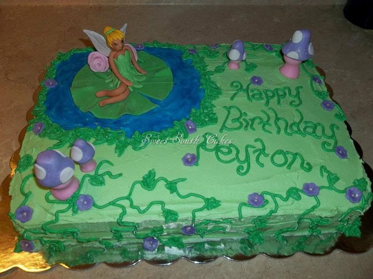 Tinkerbell Sheet Cake