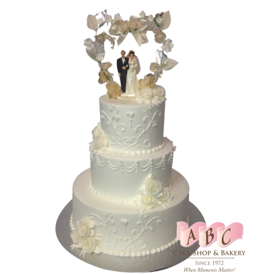 Traditional 3 Tier Wedding Cakes