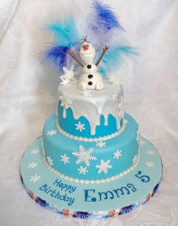 2 Tier Birthday Cake Frozen