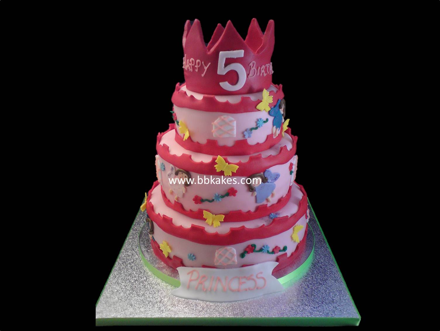 3 Tier Princess Cake