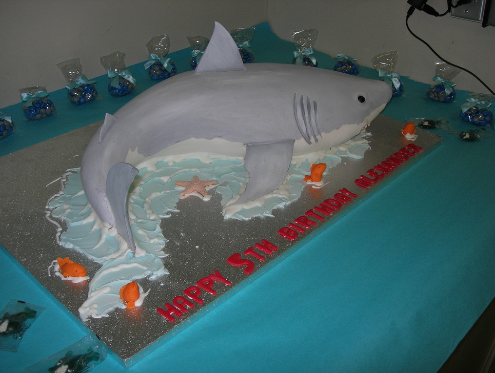 3D Shark Cake