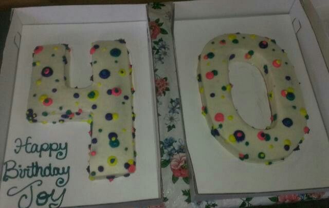 40th Birthday Sheet Cakes