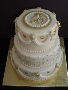 50th Wedding Anniversary Cake