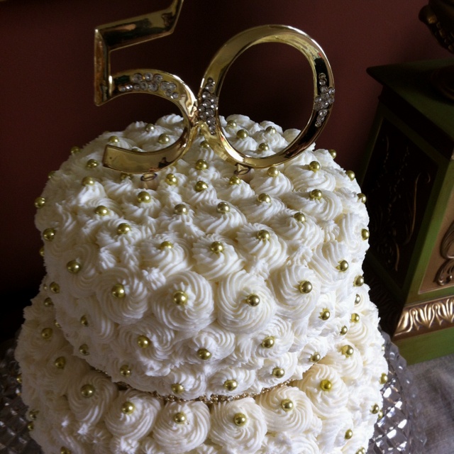 50th Wedding Anniversary Cake