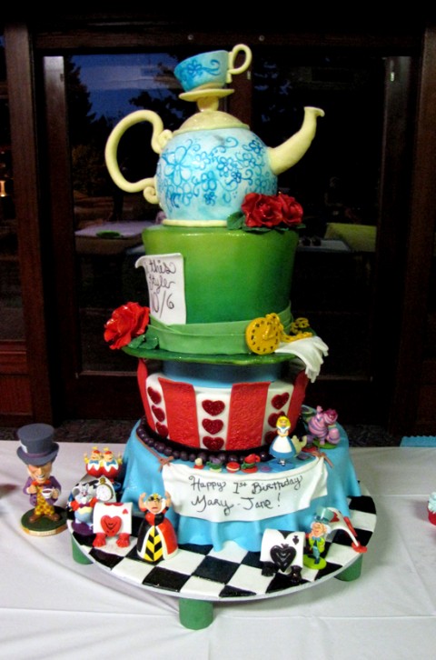 Alice in Wonderland Birthday Cake Ideas