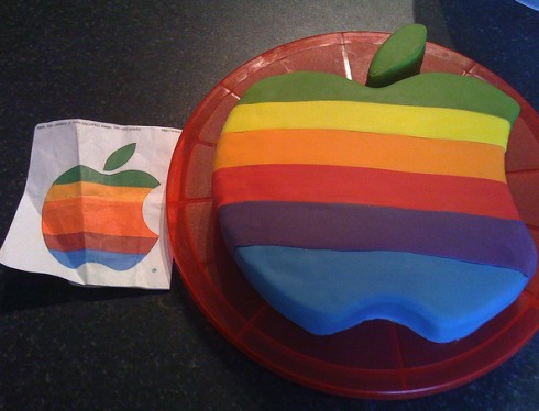 Apple Logo Cake