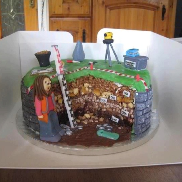 Archaeology Themed Cake