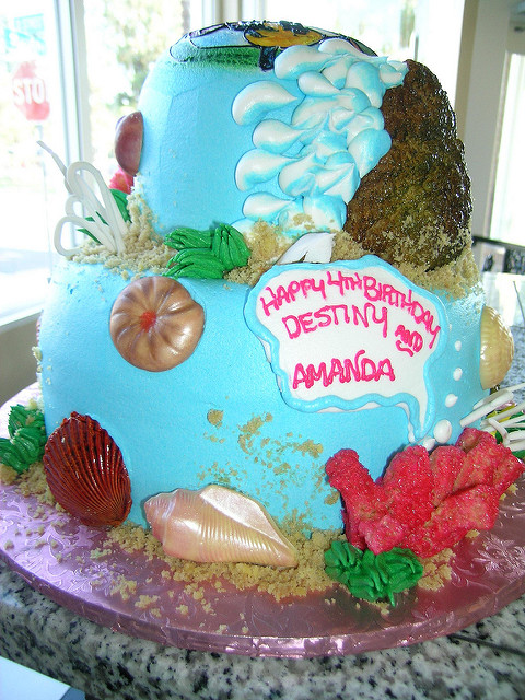 Ariel Birthday Cake