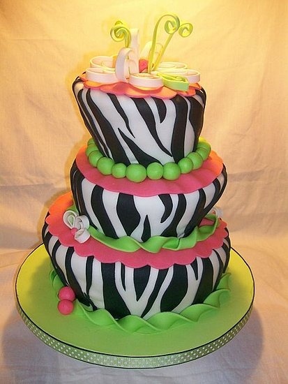 Awesome Zebra Birthday Cakes