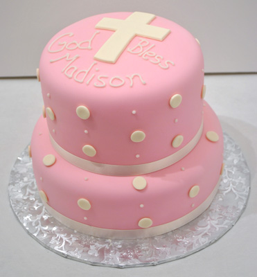 Baby Dedication Cake