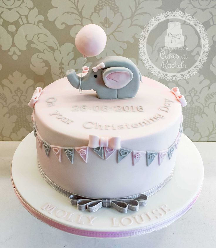 Baby Girl Baptism Cake Ideas