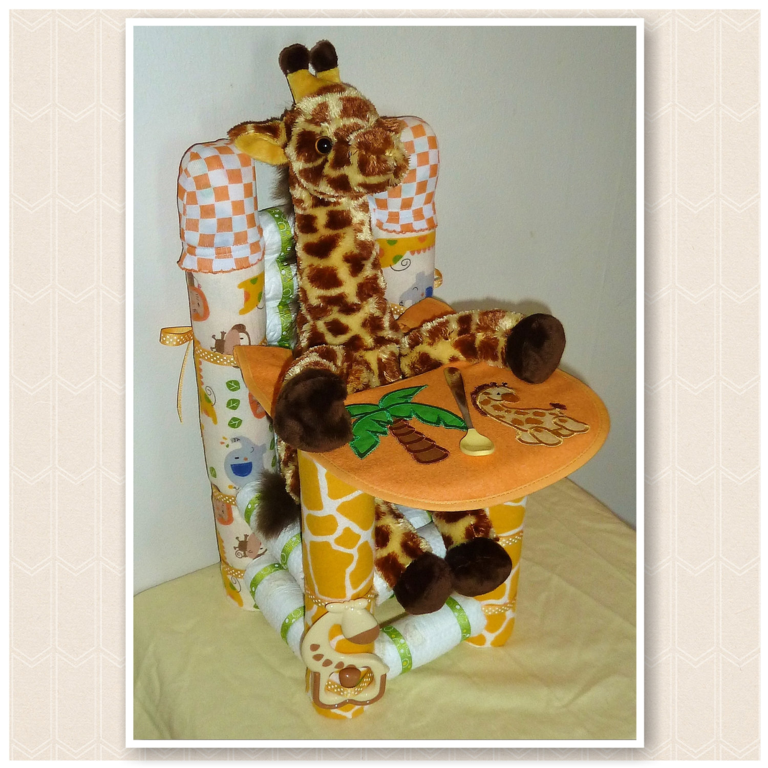 Baby Shower Diaper High Chair