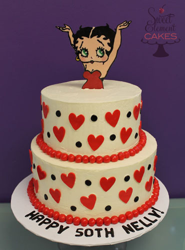 Betty Boop Birthday Cake