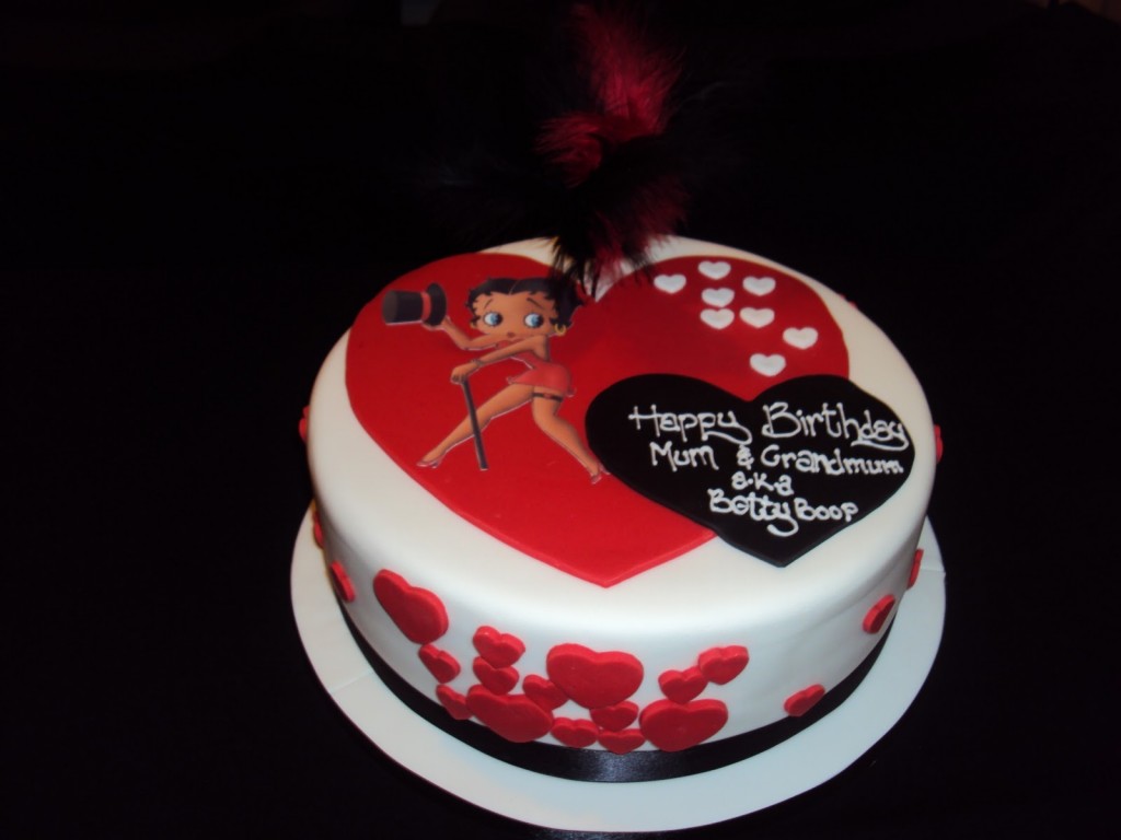 Betty Boop Birthday Cake