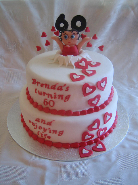 Betty Boop Birthday Cake