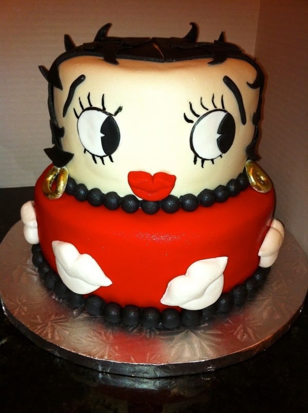 9 Photos of Betty Boop Birthday Cakes For 13th