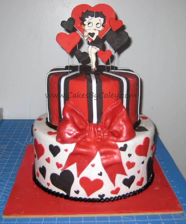 Betty Boop Happy Birthday Cake