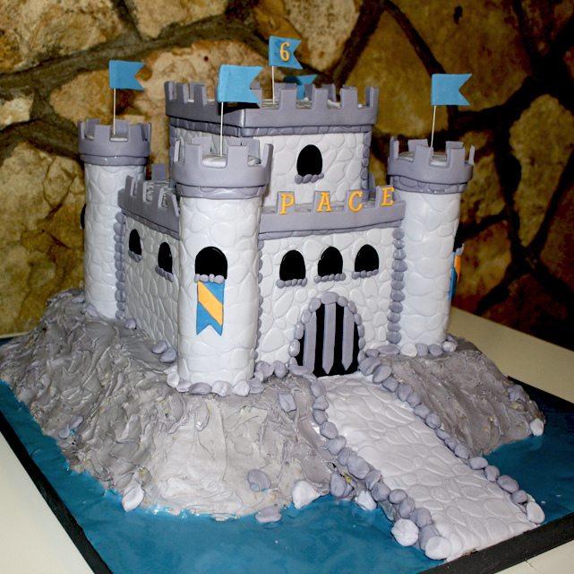 Boy Castle Cake