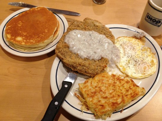 Chicken Fried Steak and Eggs