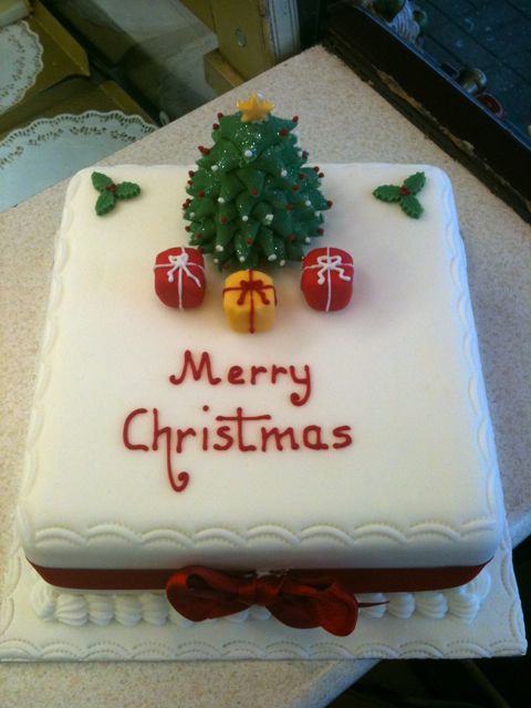 Christmas Cake Square