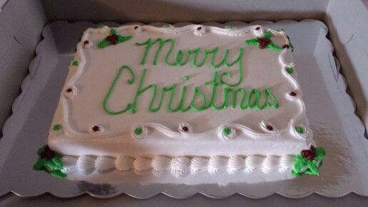 Christmas Sheet Cake