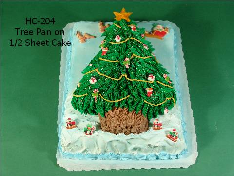 Christmas Tree Sheet Cake