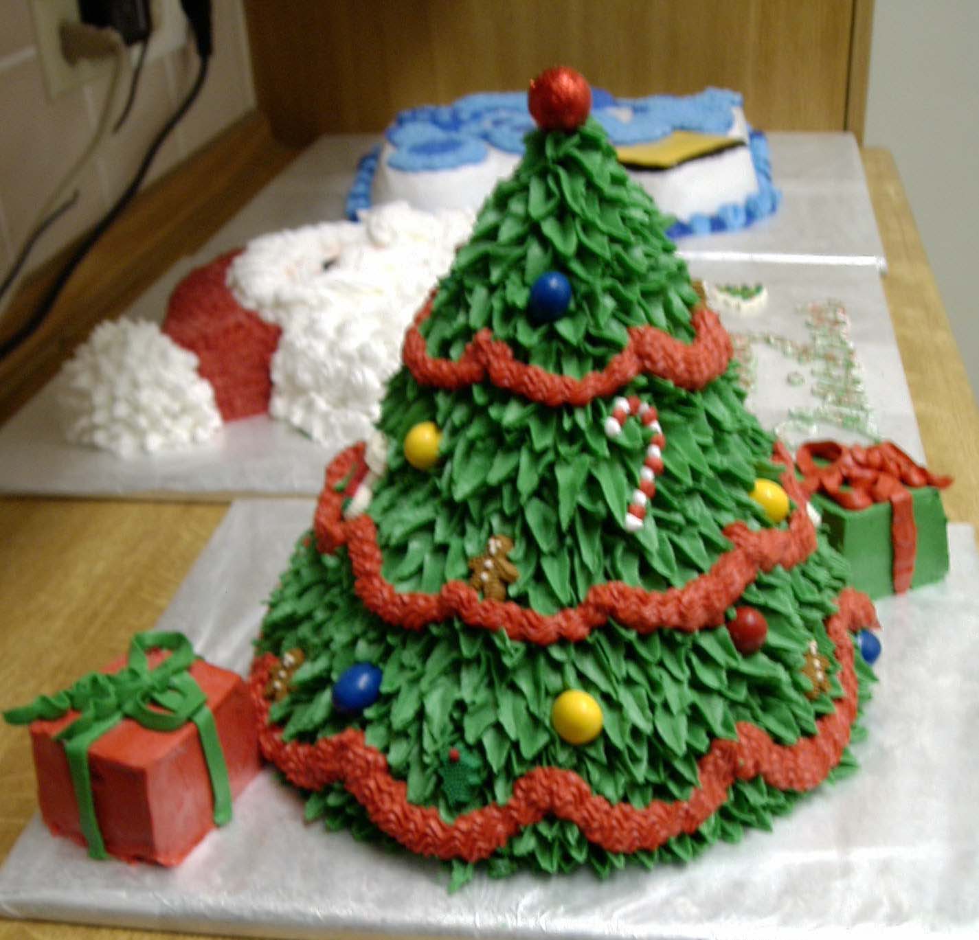 Christmas Tree Sheet Cake