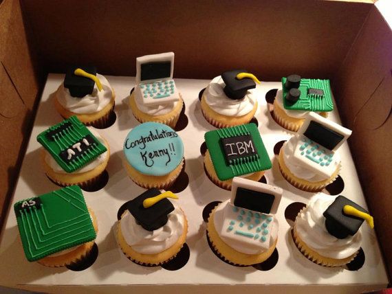 Computer Cupcake Cake