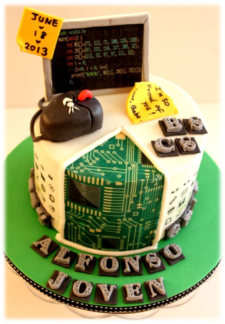 Computer Science Birthday Cake