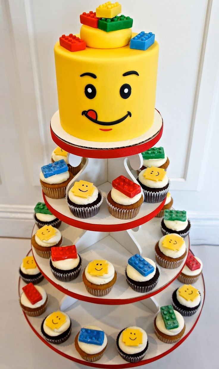 Cupcake Cakes Ideas Legos