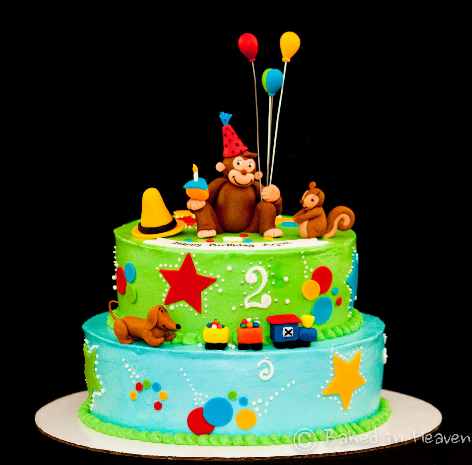 Curious George Cake