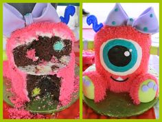 Cute Girly Monster Cake