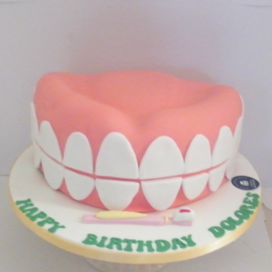 Dentist Birthday Cake