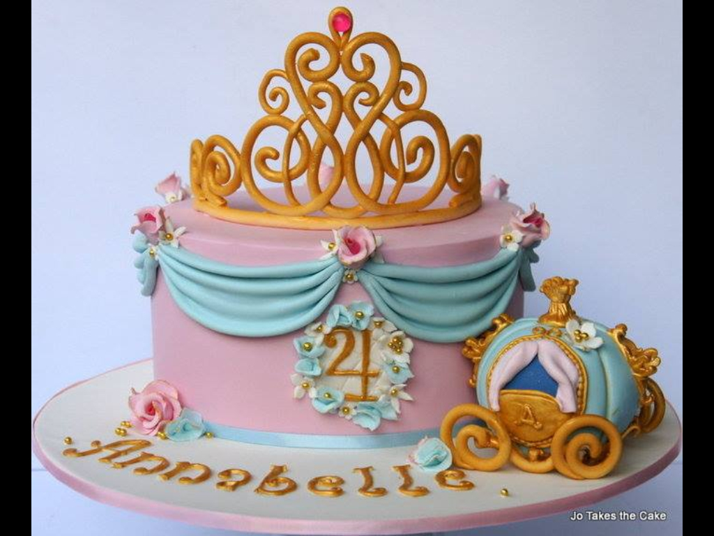 11 Photos of One Tier Princess Cakes