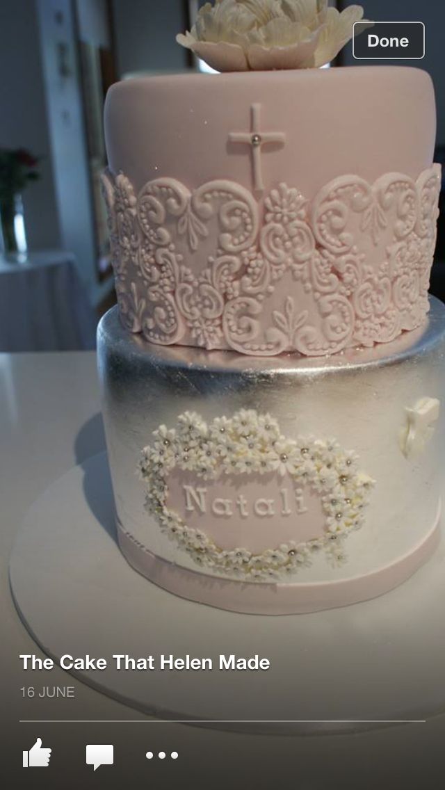 Elegant First Holy Communion Cakes