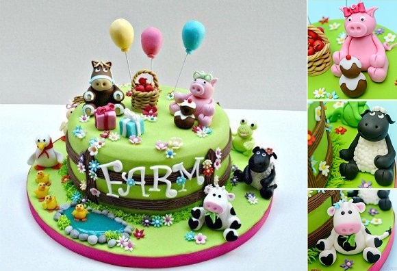 11 Photos of Cakes For Girls Baby Farm Animals