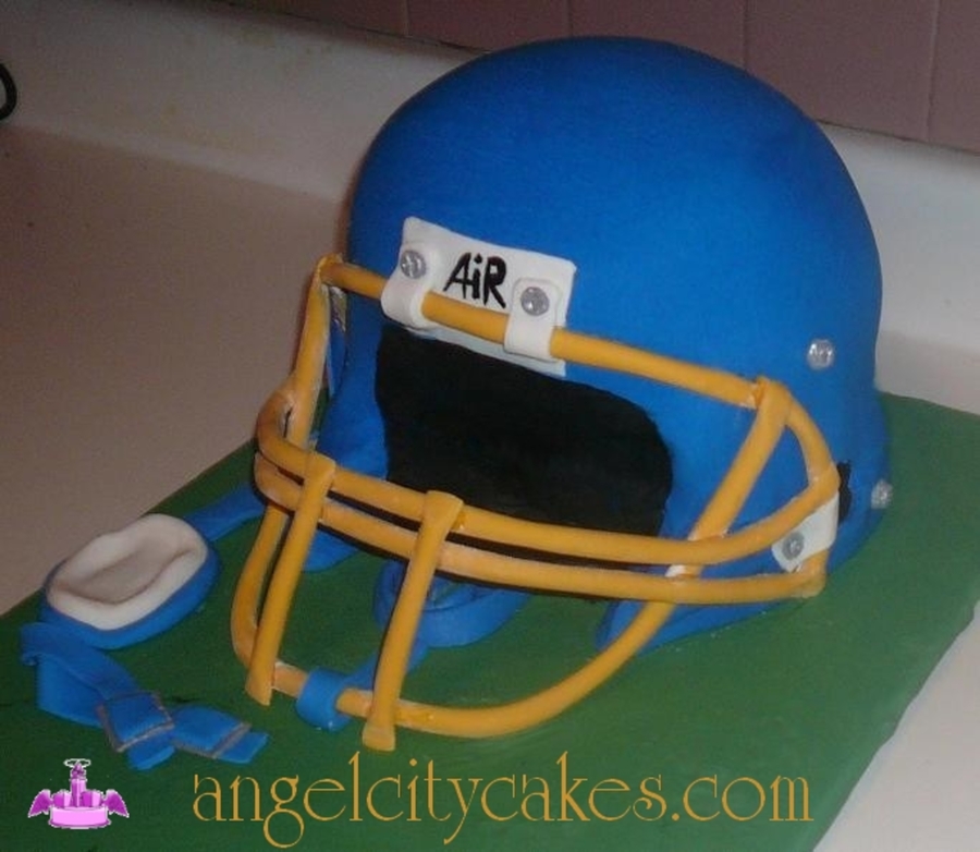 Football Helmet Cake