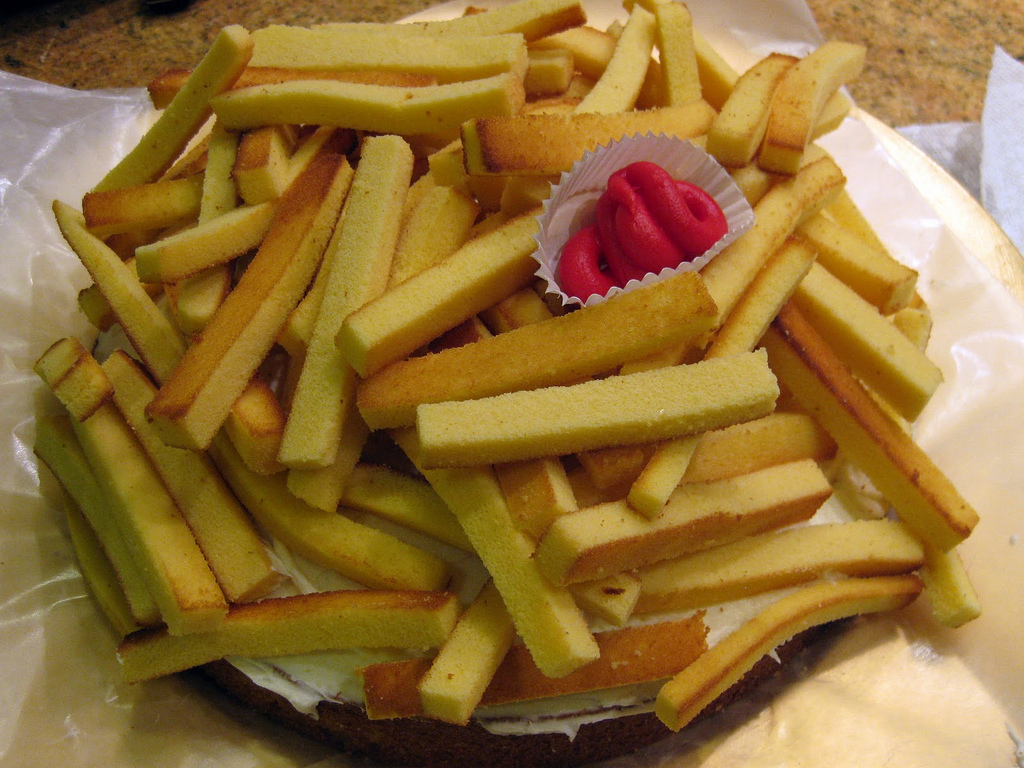 French Fries Cake