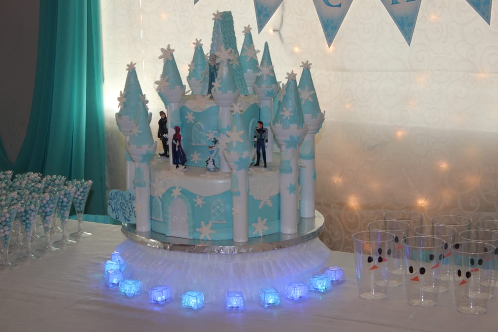 Frozen Disney Castle Cake