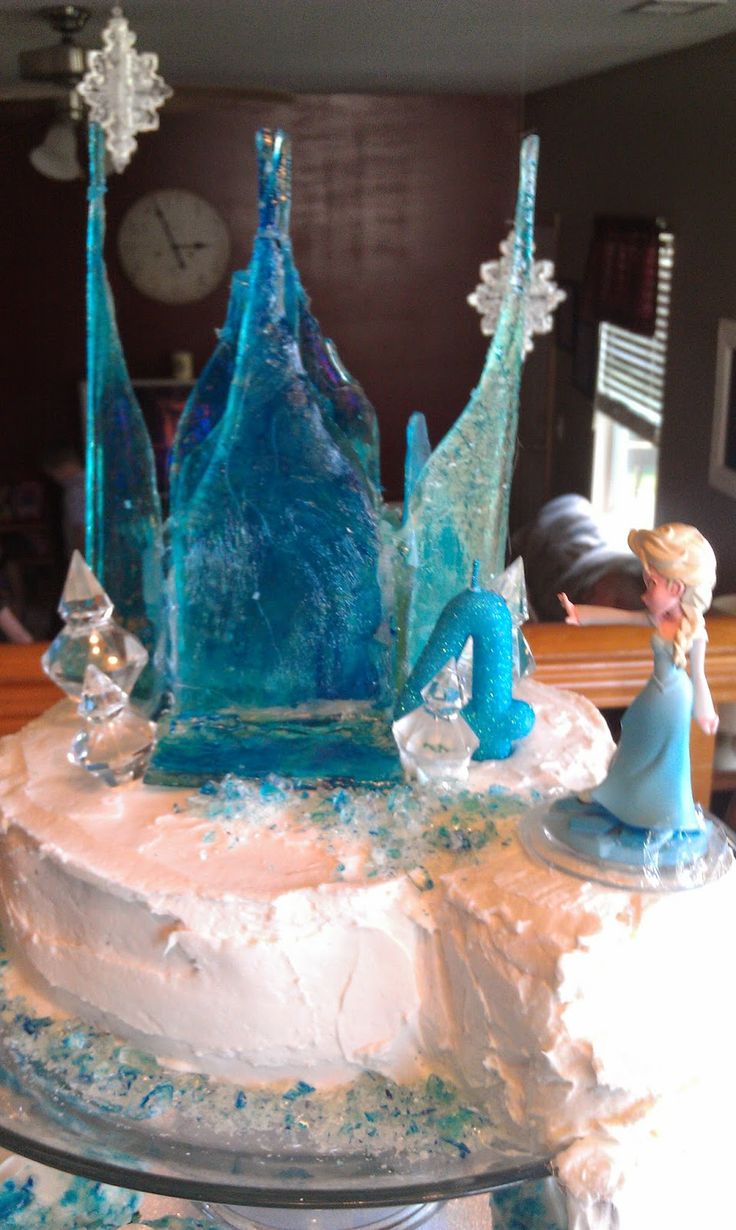 Frozen Ice Castle Cake