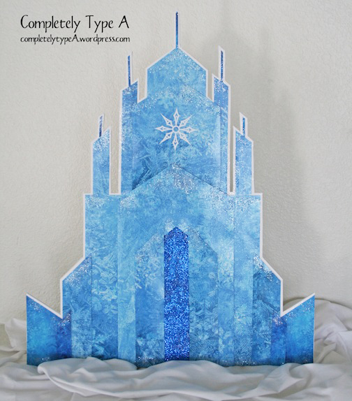 Frozen Ice Castle Template