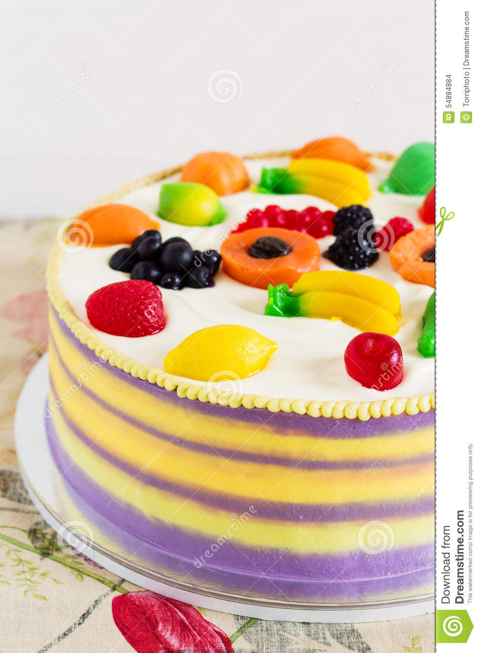 Fruit Cake with Jelly